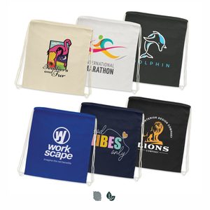 Cotton Drawstring Backpack
