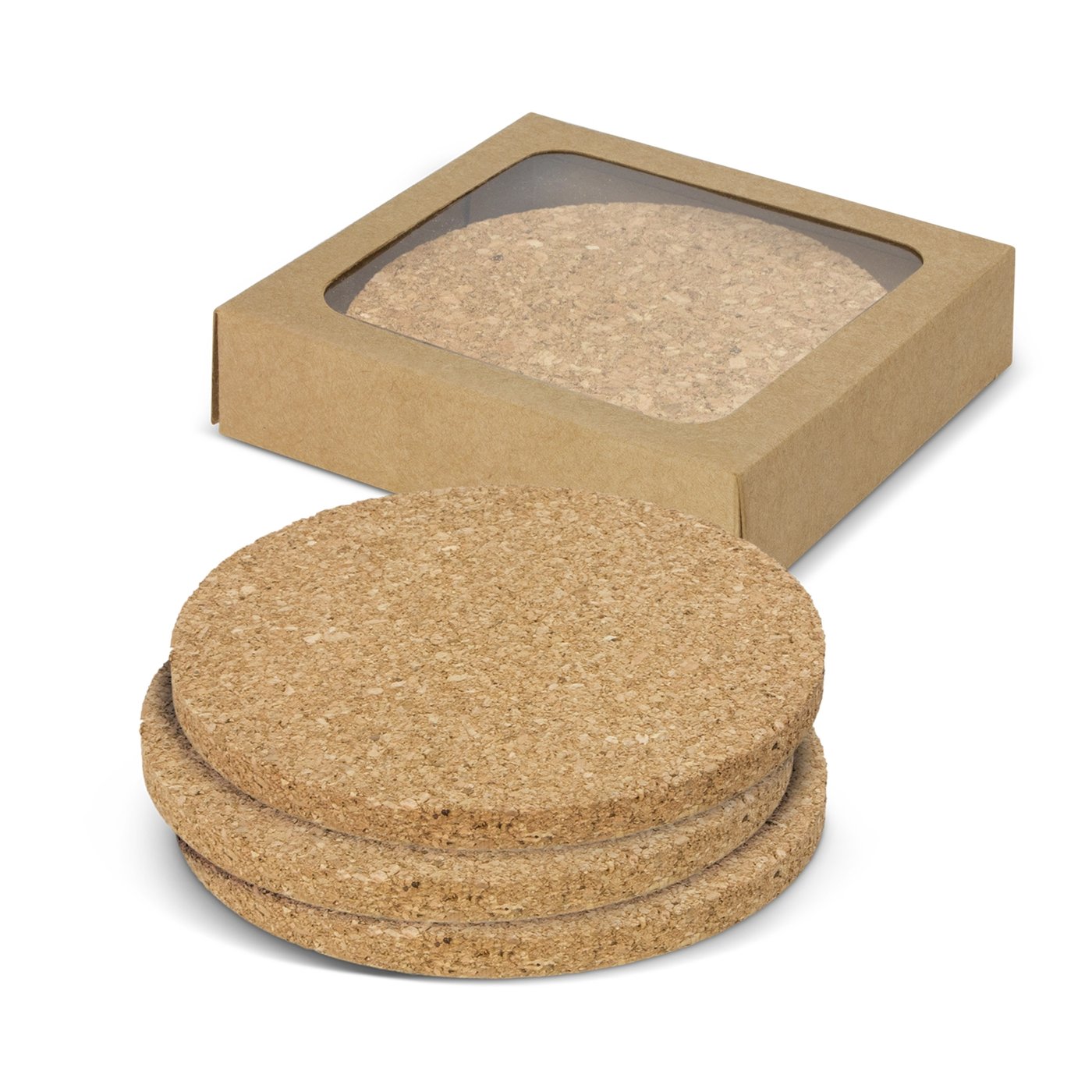 Oakridge Cork Coaster Round – Set of 4