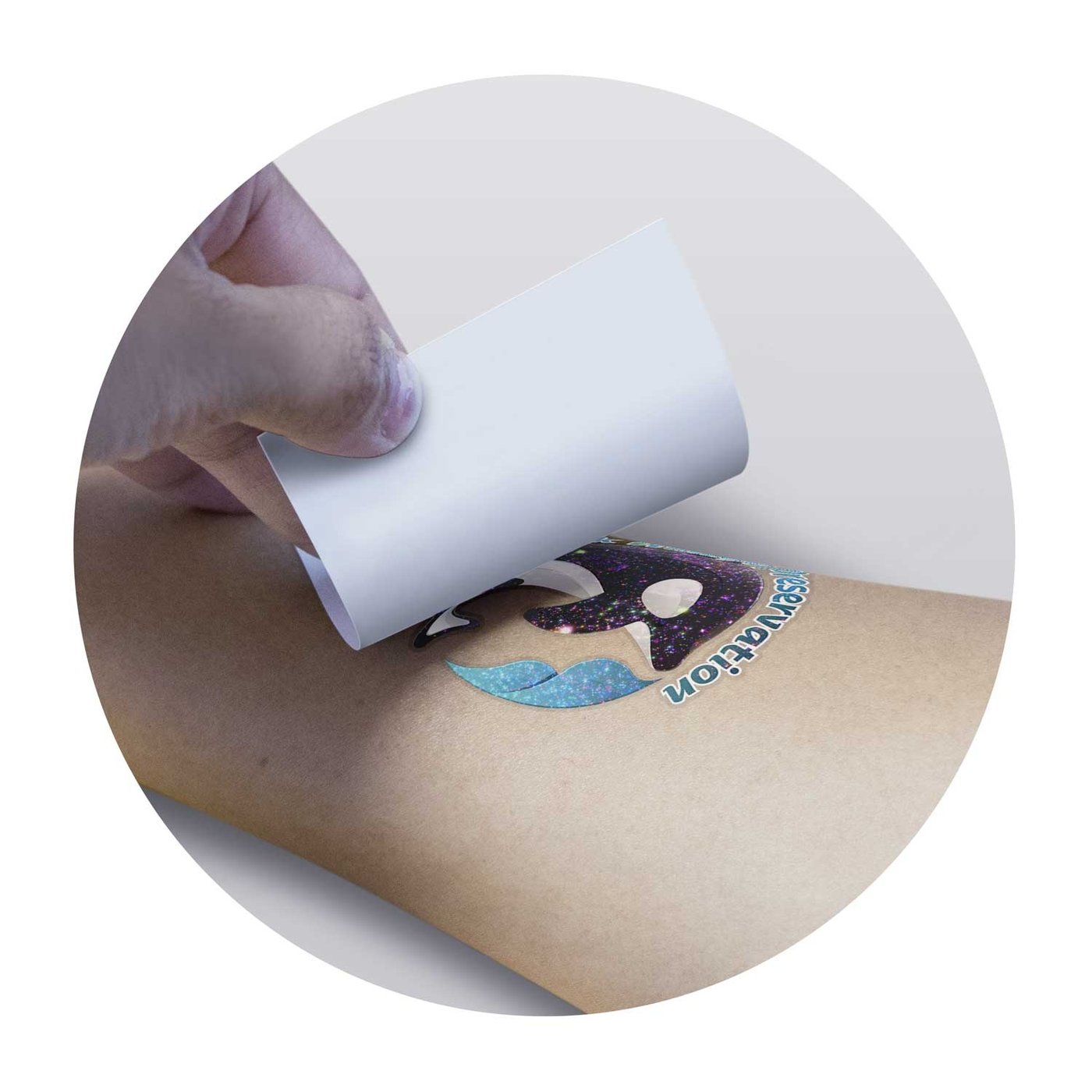 Temporary Tattoo Glitter – 51mm x 51mm