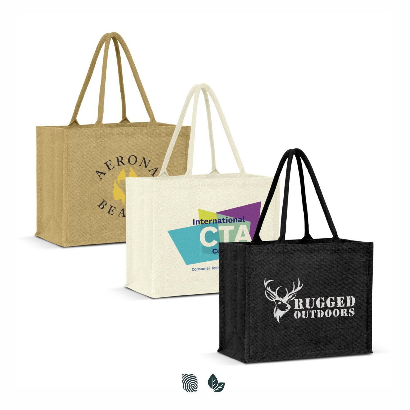 Torino Jute Tote Bag – Colour Match