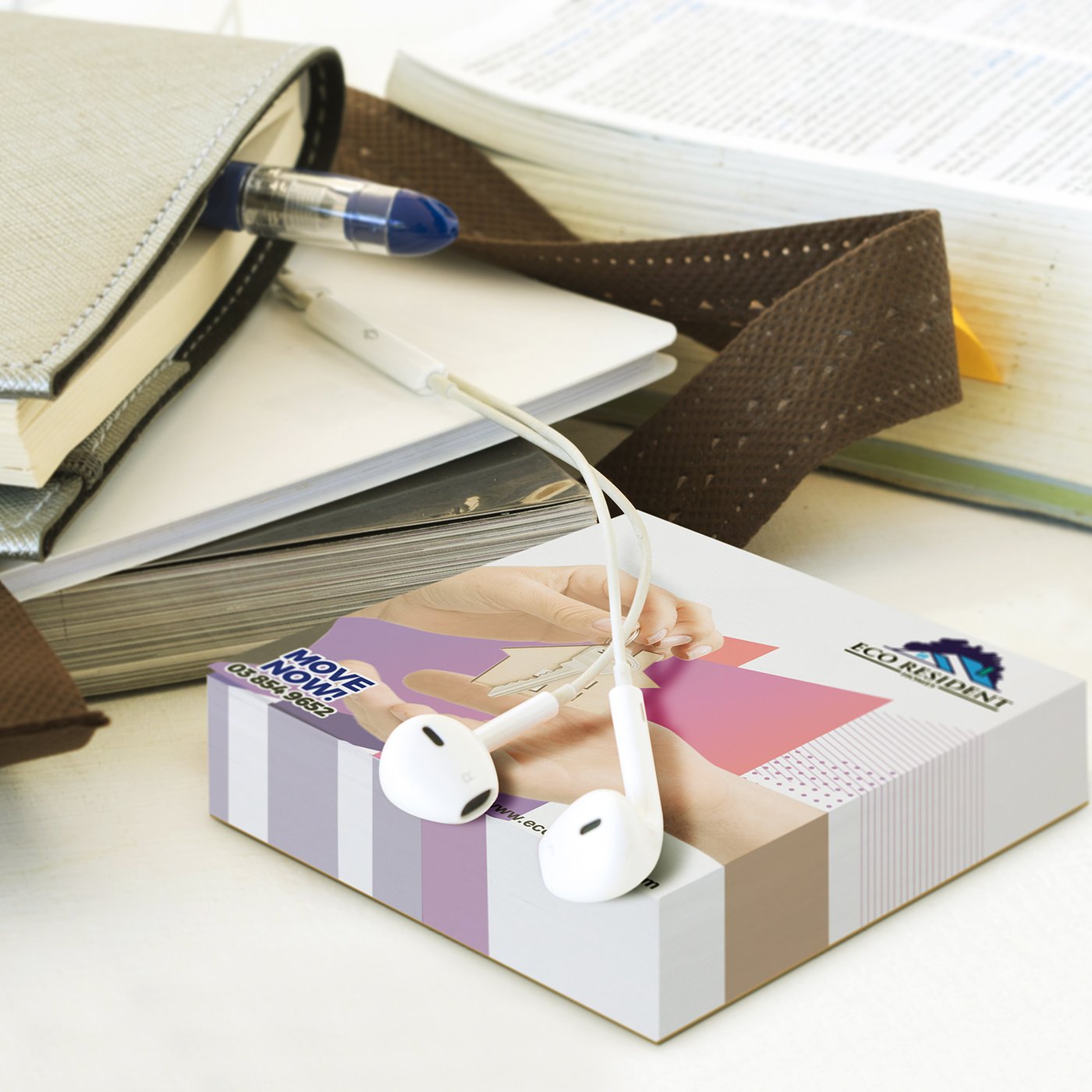Memo Cube Note Pad – 200 Leaves
