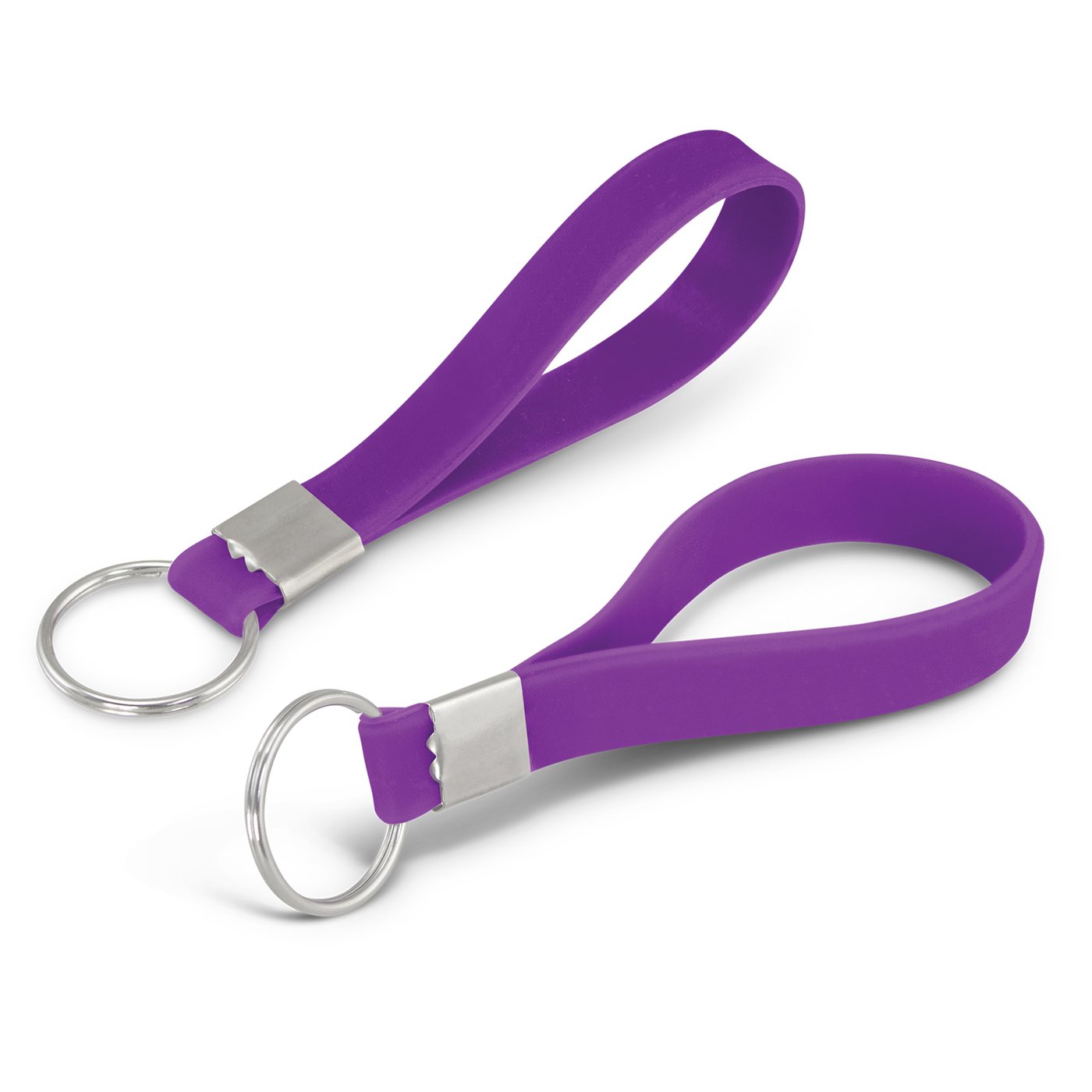 Silicone Key Ring – Embossed