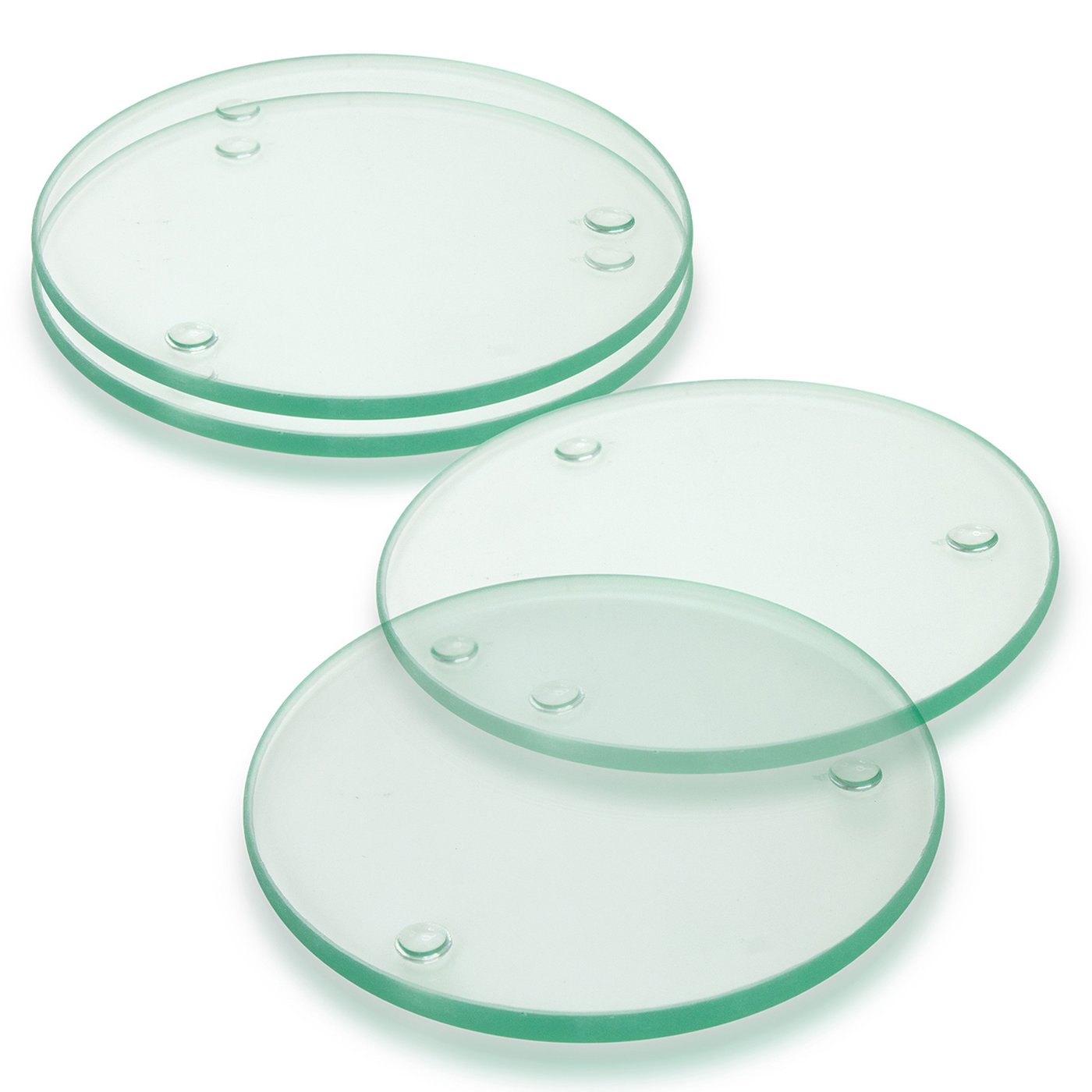 Venice Glass Coaster – Set of 4 – Round – Full Colour