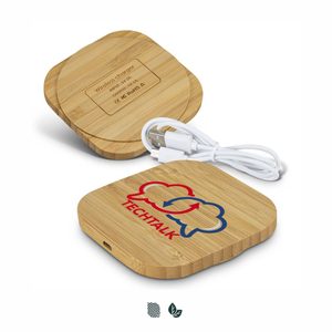 Vita Bamboo Wireless Charger – Square