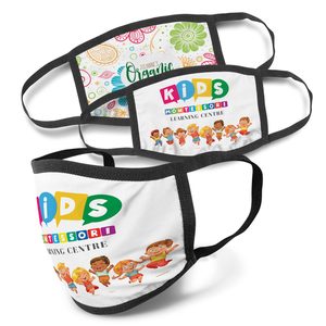 Full Colour 3-Ply Reusable Face Mask – Indent