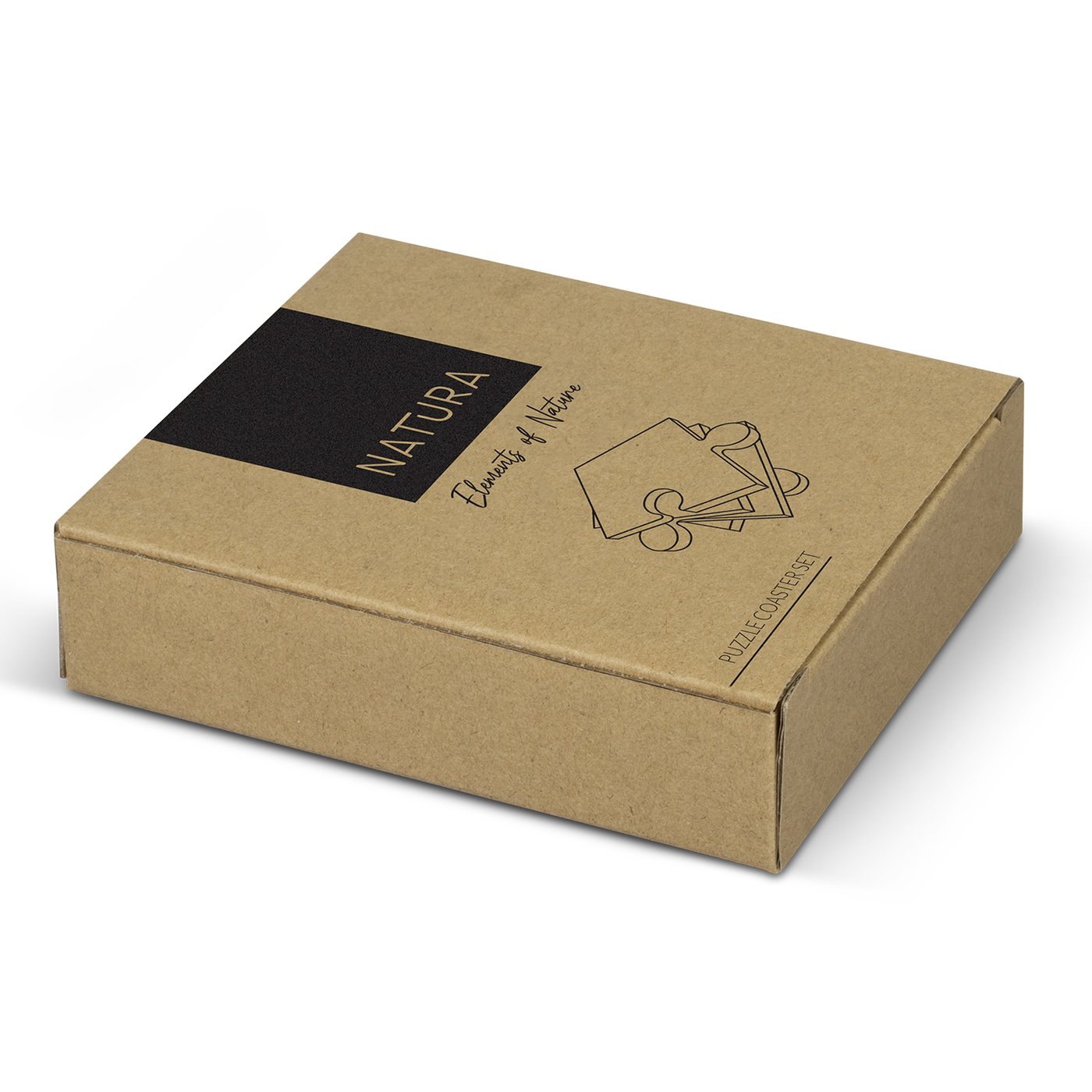 NATURA Puzzle Coaster – Set of 4