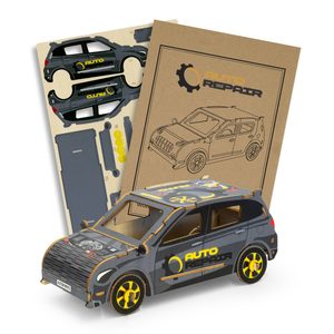 BRANDCRAFT Hatchback Car Wooden Model