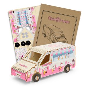 BRANDCRAFT Van Wooden Model