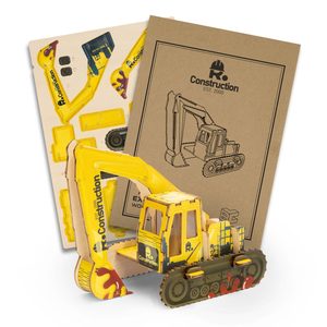 BRANDCRAFT Excavator Wooden Model