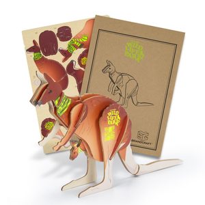 BRANDCRAFT Kangaroo Wooden Model