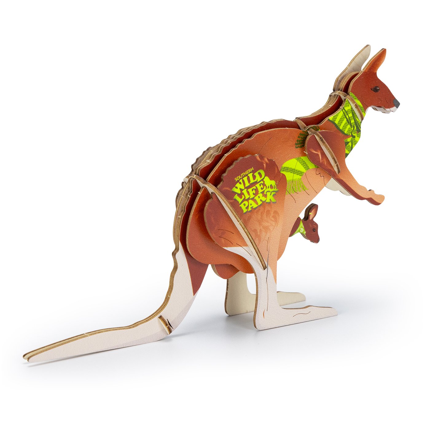 BRANDCRAFT Kangaroo Wooden Model