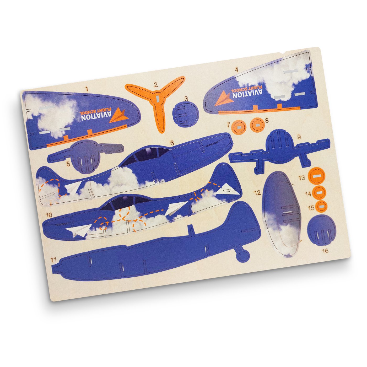 BRANDCRAFT Spitfire Wooden Model