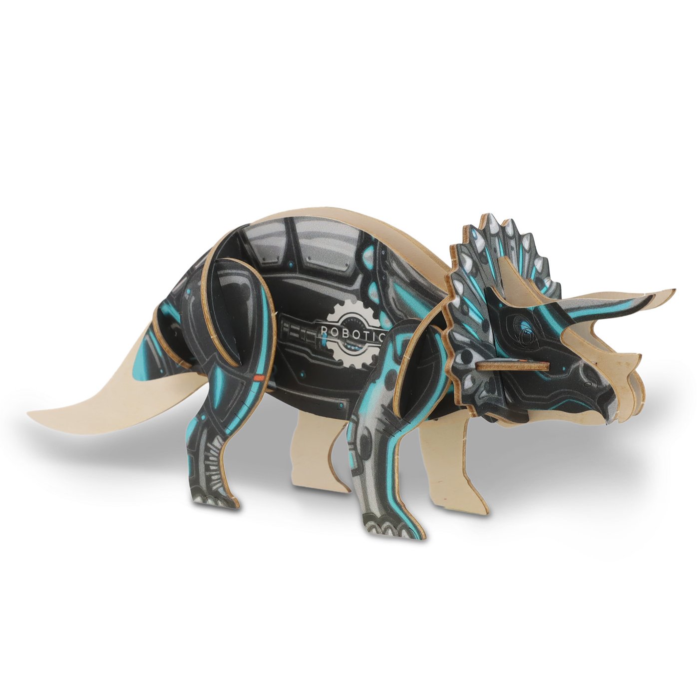 BRANDCRAFT Triceratops Wooden Model