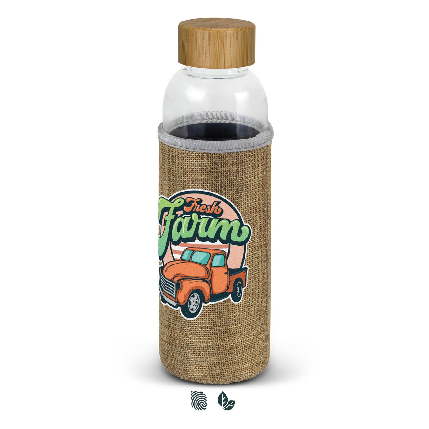Eden Glass Bottle – Natural Sleeve