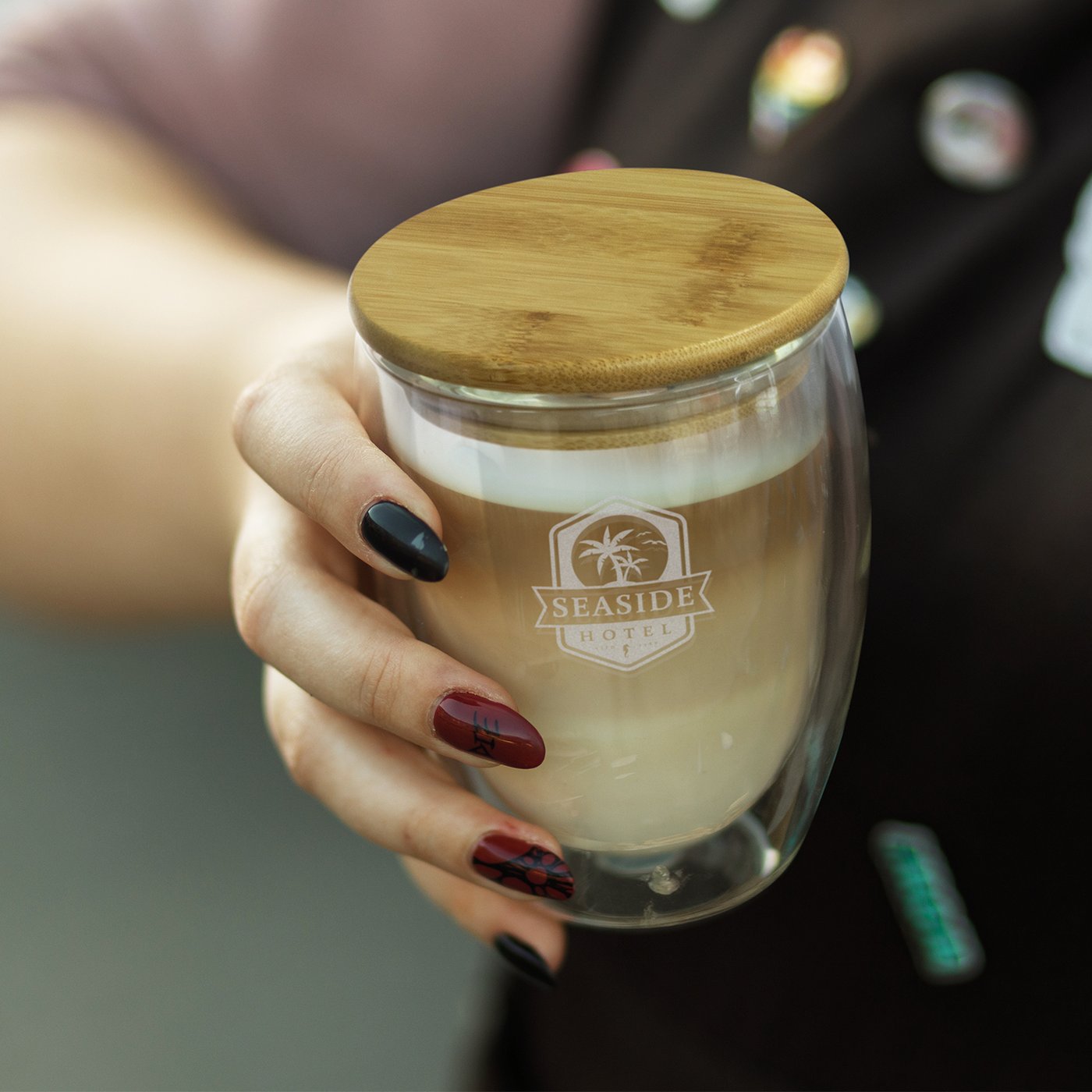 NATURA Azzurra Glass Cup – 350ml