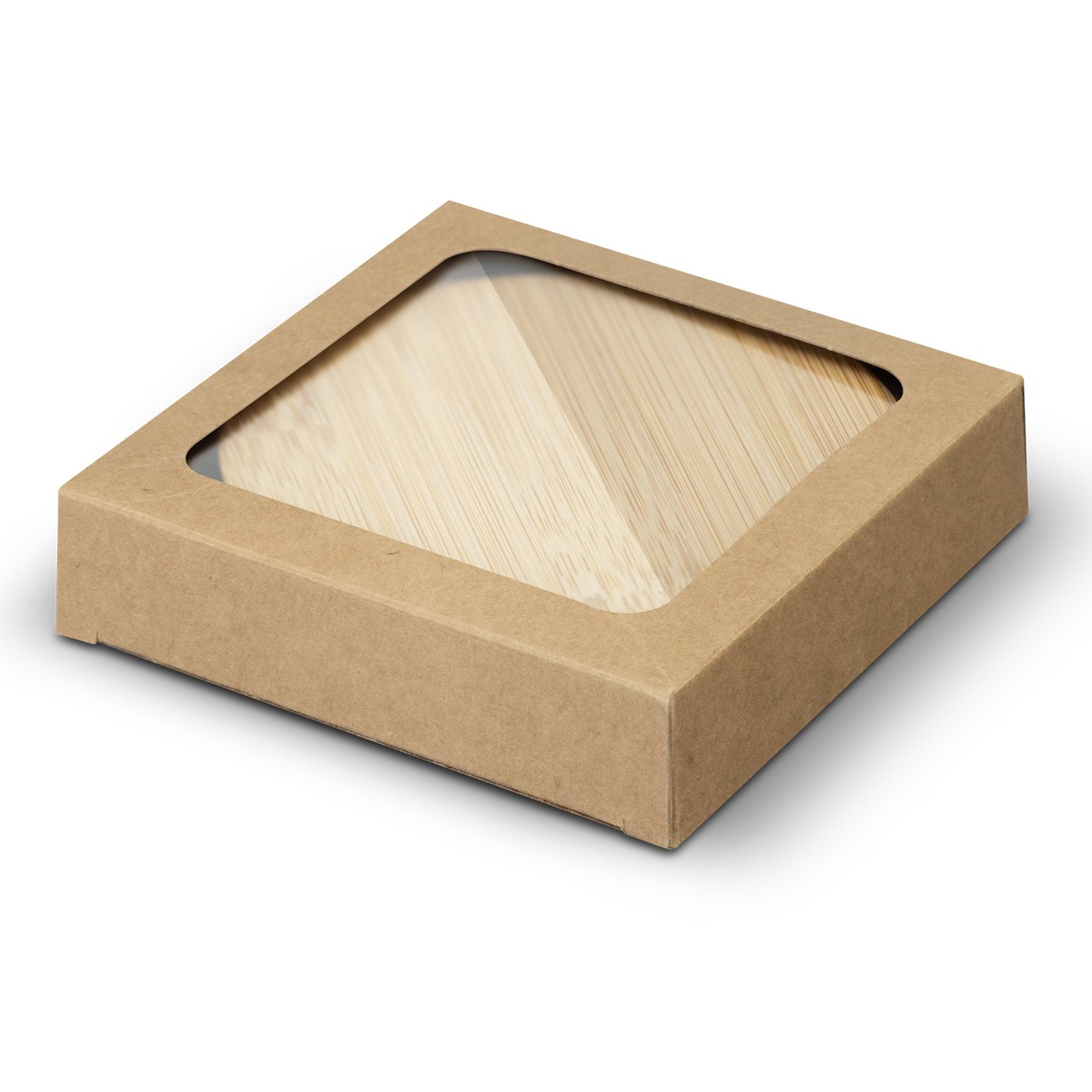 Bamboo Bottle Opener Coaster – Set of 2 – Round