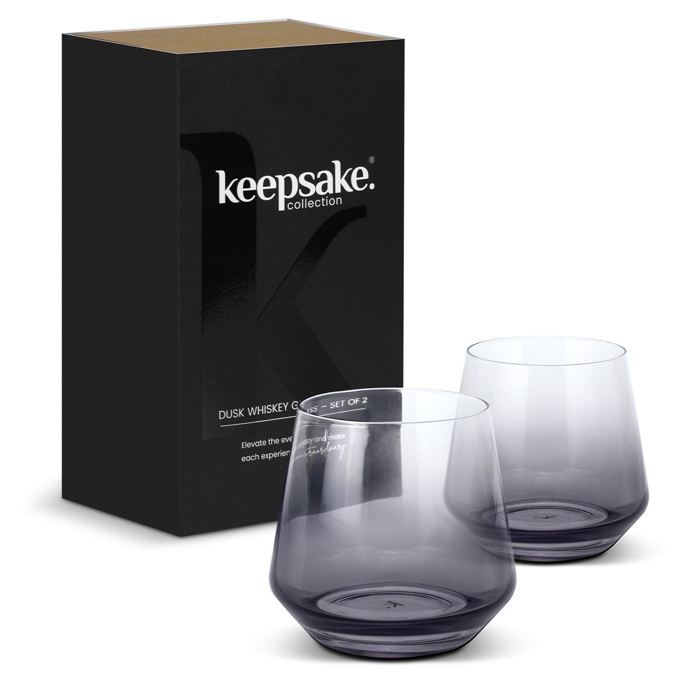 Keepsake Dusk Whiskey Glass – Set of 2