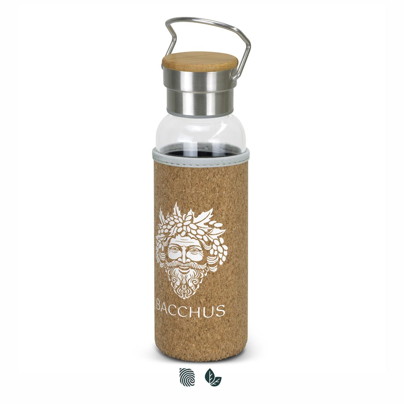 Nomad Glass Bottle – Cork Sleeve