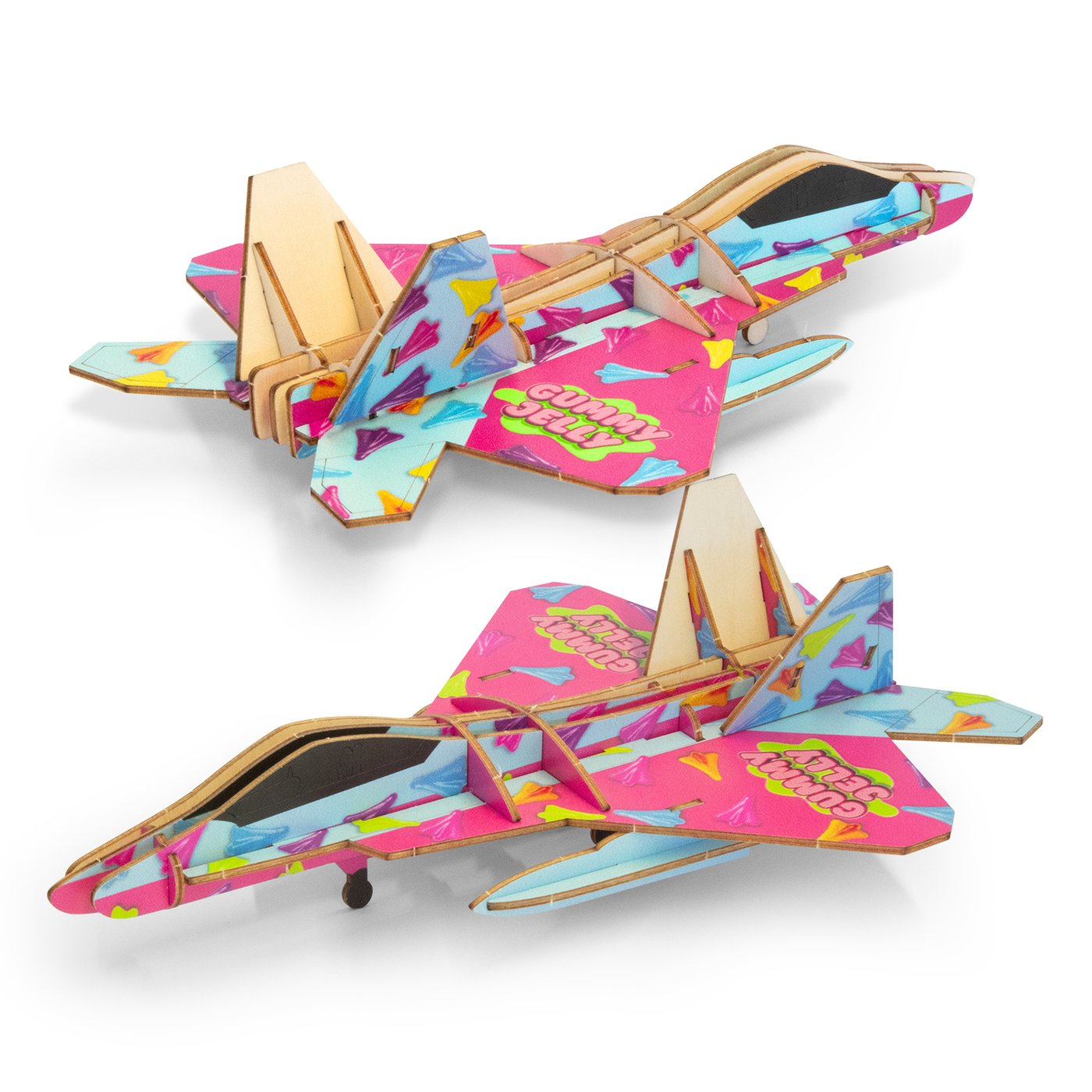 BRANDCRAFT Jet Fighter Wooden Model