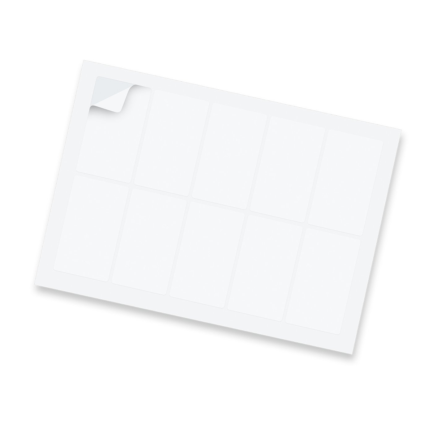 Sticker Sheet 88 x 50mm Rectangle – Gloss