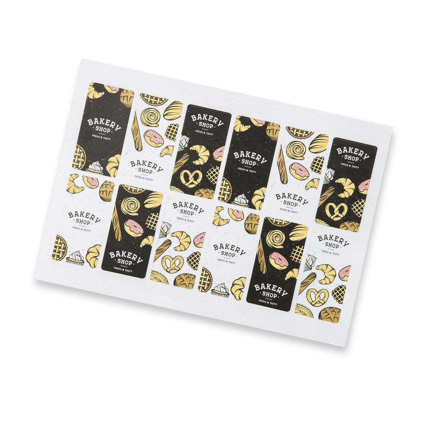 Sticker Sheet 40 x 80mm Rectangle – Matte