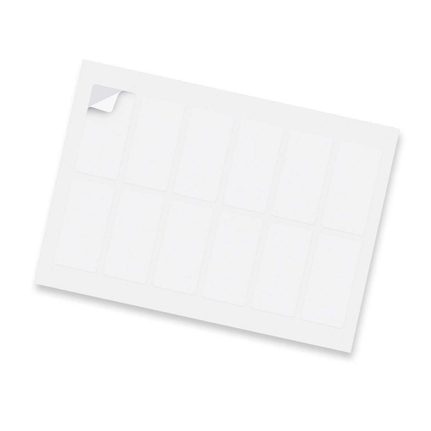 Sticker Sheet 40 x 80mm Rectangle – Matte