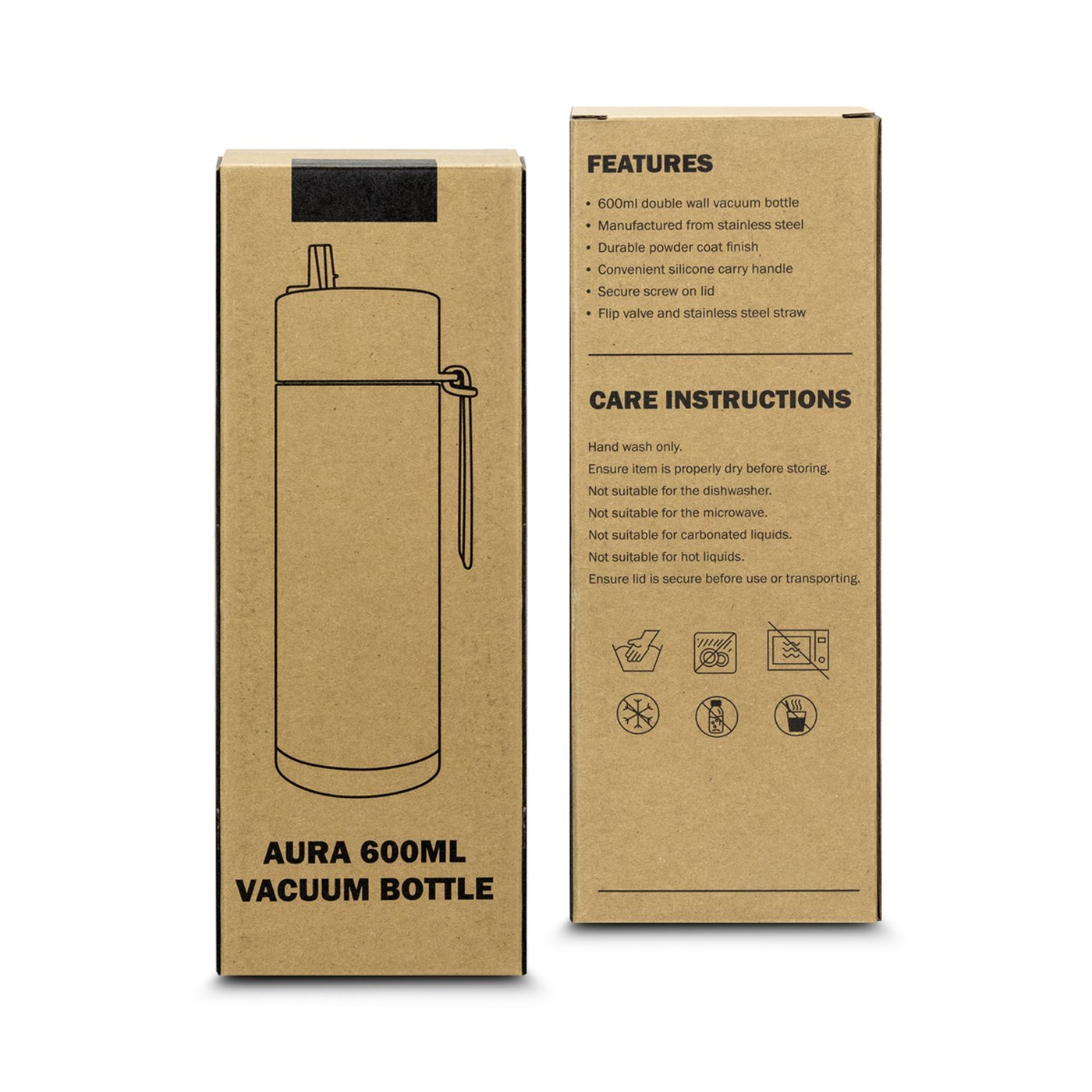 Aura Vacuum Bottle – 600ml