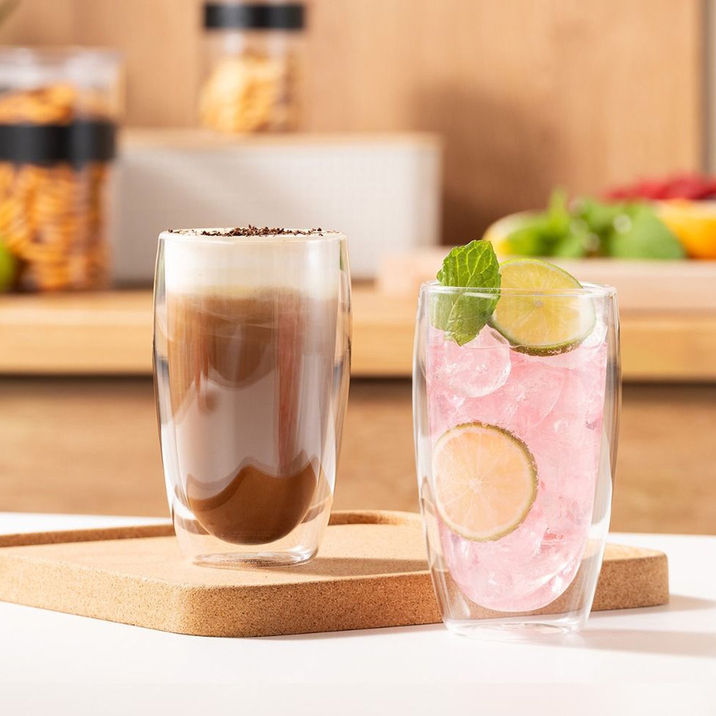 Bodum Pavina Double Wall Glasses – Large – Set of 2
