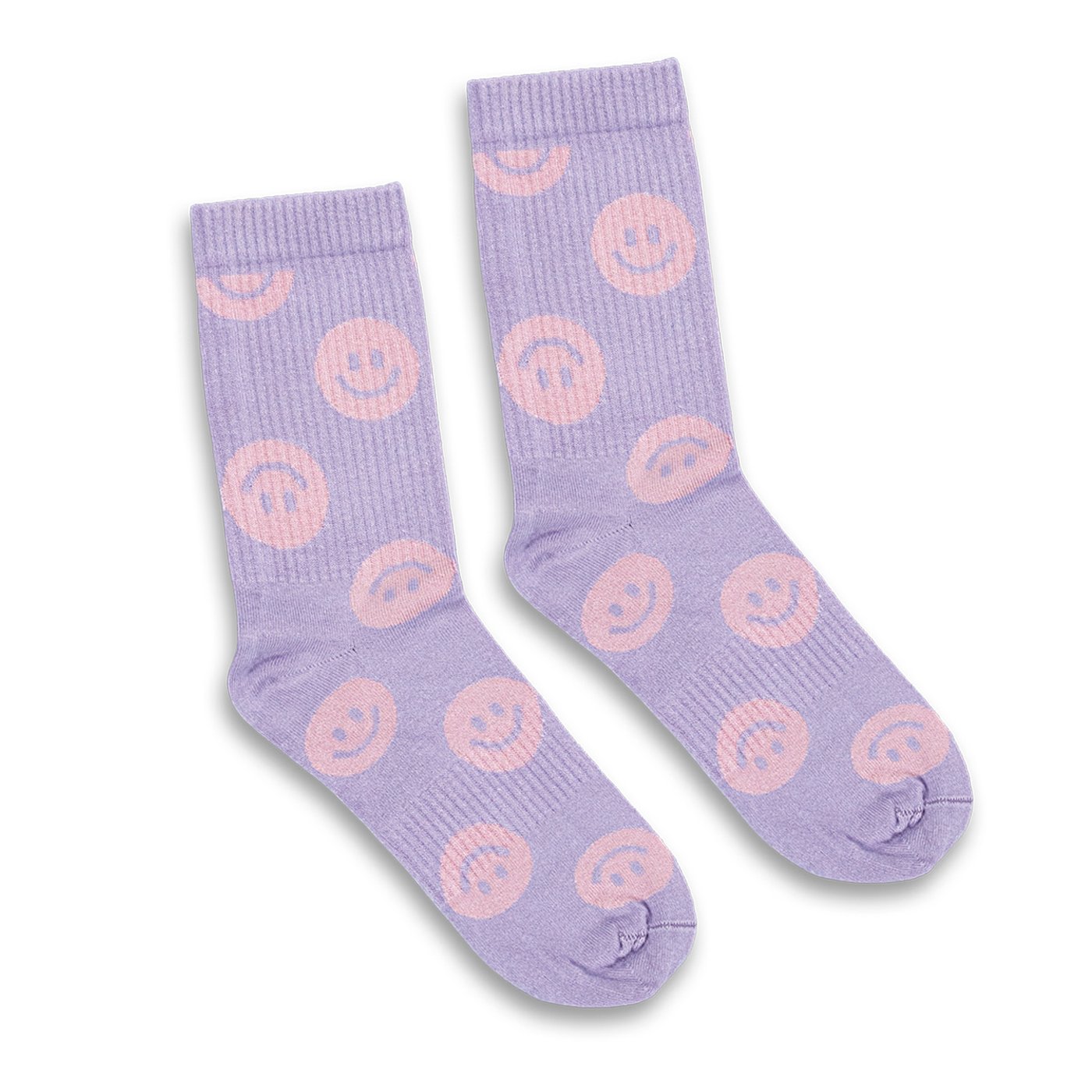Pixel Knitted Bamboo Crew Socks – Set of 2