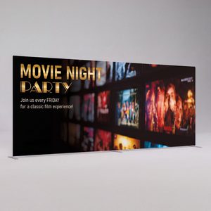 Straight Portable Display Wall – 6m