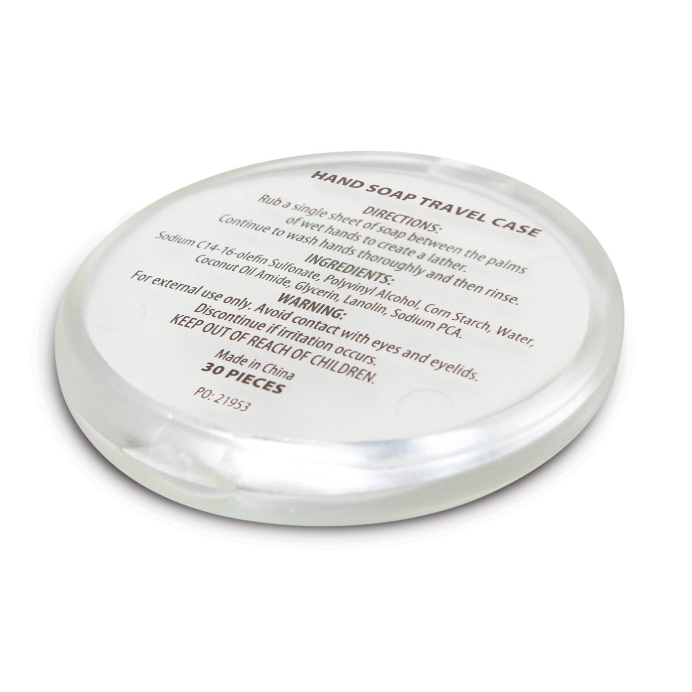 Hand Soap Travel Case – Round